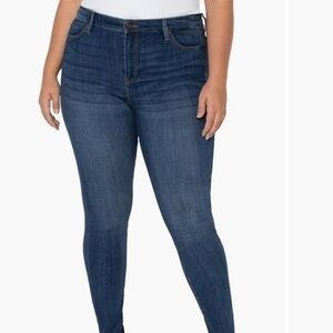 Liverpool Women’s The Ankle Skinny Jeans Size 14P
Color Blue